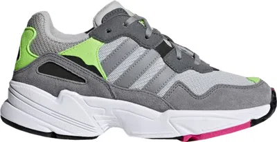 Pre-owned Adidas Originals Yung96 Grey (youth) Sneakers In Grey Two/grey Three/shock Pink