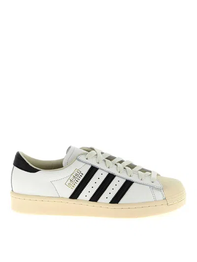 Adidas Originals Superstar Vintage Made In Germany Leather Sneakers In White