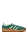Adidas Originals Womens Collegiate Green Handball Spezial 3-stripes Suede Low-top Trainers In Green
