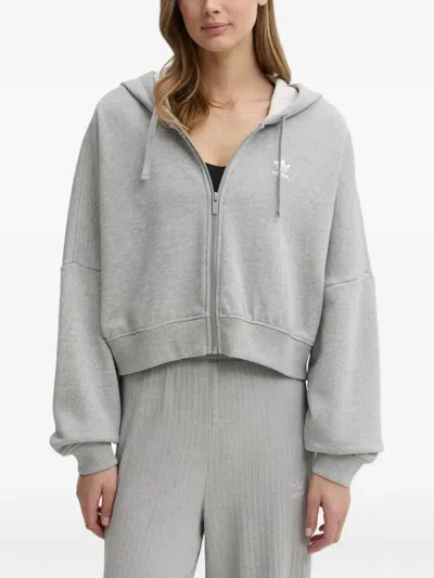Adidas Originals Zip Hooded Sweatshirt In Multi