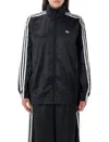 Adidas Originals Zip Tackjacket Satin In Black