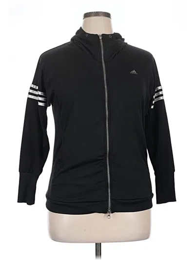 Pre-owned Adidas Originals Zip Up Hoodie In Black