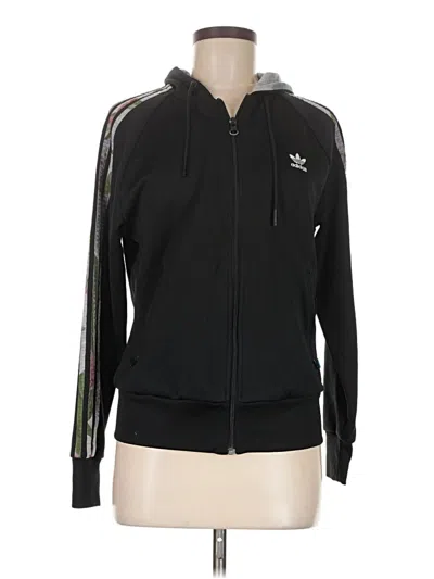 Pre-owned Adidas Originals Zip Up Hoodie In Black