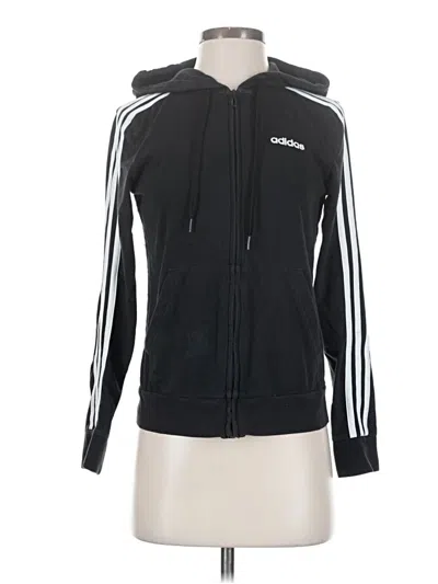 Pre-owned Adidas Originals Zip Up Hoodie In Black