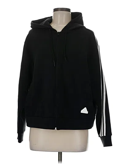 Pre-owned Adidas Originals Zip Up Hoodie In Black