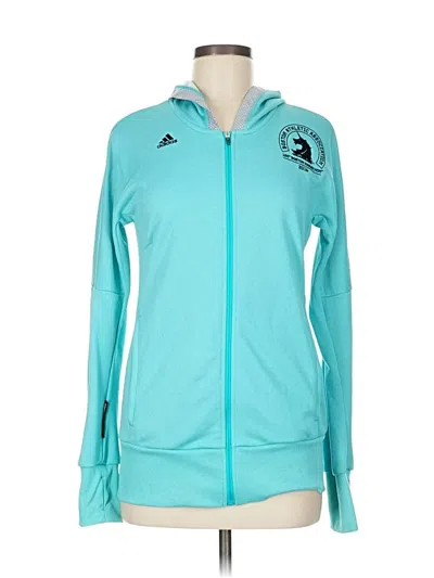Pre-owned Adidas Originals Zip Up Hoodie In Blue