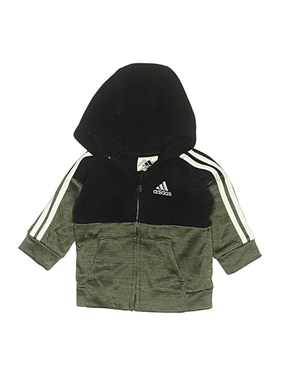 Pre-owned Adidas Originals Babies' Zip Up Hoodie In Green