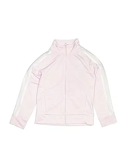 Pre-owned Adidas Originals Kids' Zip Up Hoodie In Pink
