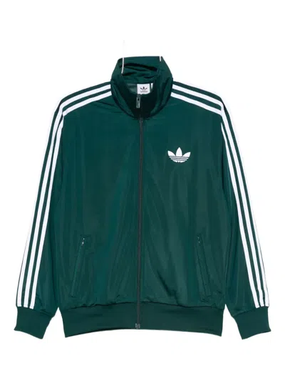 Adidas Originals Zip-up Sweatshirt In Green