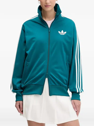 Adidas Originals Adicolor Classic Firebird 3-stripes Tricot Track Jacket In Green