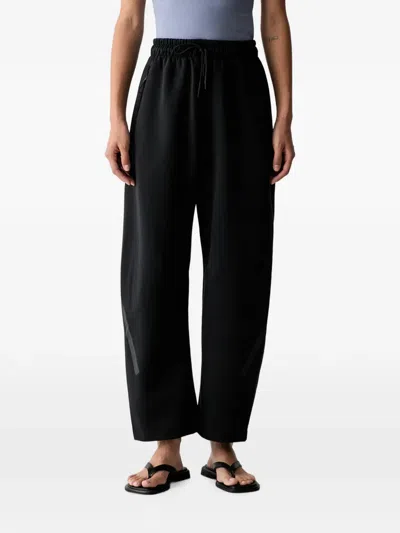 Adidas Originals Z.n.e. Open-hem Pants In Black