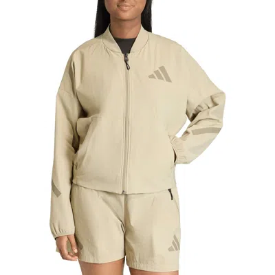 Adidas Originals Z.n.e. Ripstop Bomber Jacket In Wonder Cargo