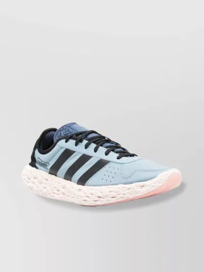 Adidas Originals Zponge Chunky Rubber Sole Sneakers In Blue