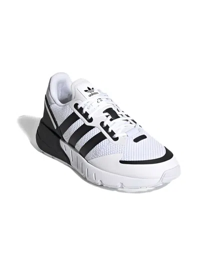 Adidas Originals Kids' Zx 1k Boost "cloud White/core Black/halo Silver" Sneakers In Multi