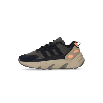Adidas Originals Zx 22 Boost Men's Low Shoe Shadow Olive/shadow Green/beam Orange