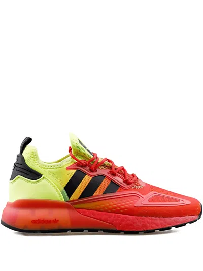 Adidas Originals Zx 2k Boost Sneakers In Red