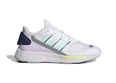 Pre-owned Adidas Originals Zx 2k Florine White (women's) Sneakers In Cloud White/ice Mint/purple Tint