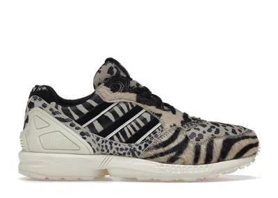 Pre-owned Adidas Originals Zx 6000 Safari Pack Zebra (women's) Sneakers In Chalk White/core Black
