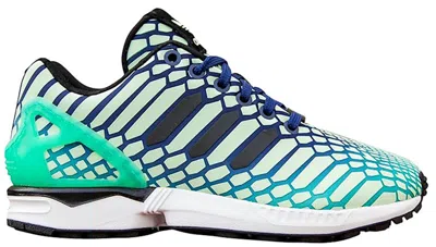 Pre-owned Adidas Originals Zx Flux Xeno Mint Sneakers In Shock Mint/ink/white