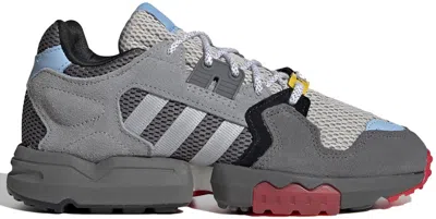 Pre-owned Adidas Originals Zx Torsion Ninja Triple Grey (kids) Sneakers In Grey Two/grey Four/grey Five