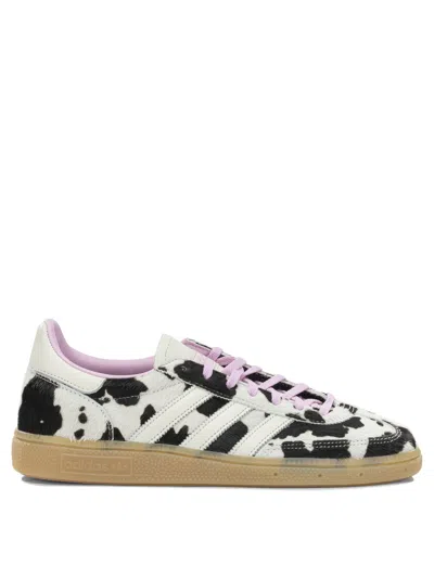 Adidas Originals Handball Spezial Black Suede Rubber Sneakers In Multi