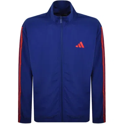Adidas Sportswear 3 Stripe Track Top Blue