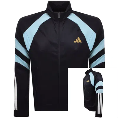 Adidas Sportswear 3 Stripe Track Top Navy In Blue