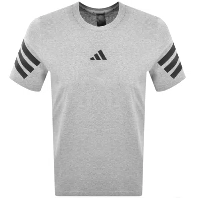 Adidas Sportswear 3 Stripes T Shirt Medium Grey In Gray