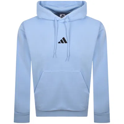 Adidas Sportswear Feel Cozy Hoodie Blue In White