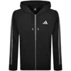 Adidas Sportswear Full Zip Hoodie Black In Black