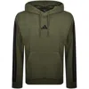Adidas Sportswear Logo Hoodie Green In Green