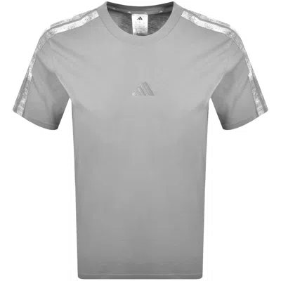 Adidas Sportswear Logo T Shirt Grey In Gray