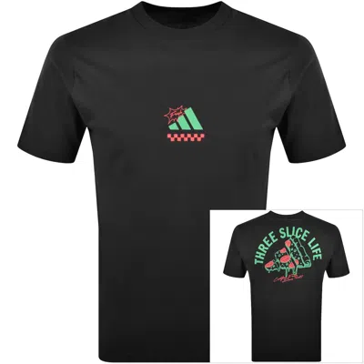 Adidas Sportswear Pizza T Shirt Black