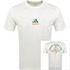 Adidas Sportswear Pizza T Shirt Off White In White