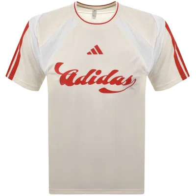 Adidas Sportswear Tiro T Shirt Off White