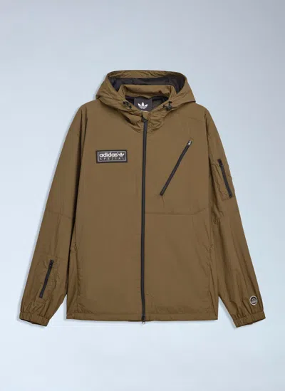 Adidas Spzl Buckstead Jacket With Zip Details In Green