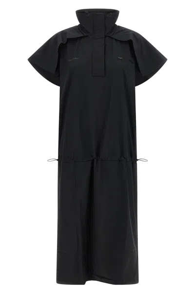 Adidas Statement Adidas X Entire Studios 'uniform' Midi Dress In Schwarz
