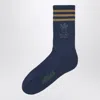 Adidas Statement Blue Socks With Logo