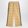 Adidas Statement Checked Pants Song For The Mute Adi006 In Brown