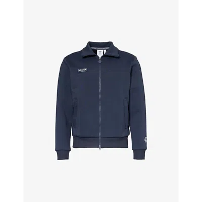 Adidas Statement Mens Night Navy Spezial Anglezarke Recycled Polyester-blend Track Jacket