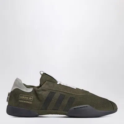 Adidas Statement Sneaker Taekwondo Mei Sftm Olive Green In Nude