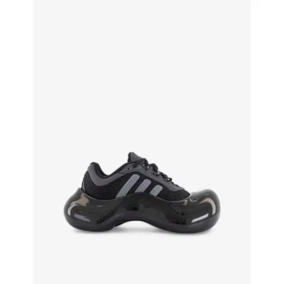 Adidas Statement Womens Core Black Adidas X Avavav Moonrubber Mesh Low-top Trainers