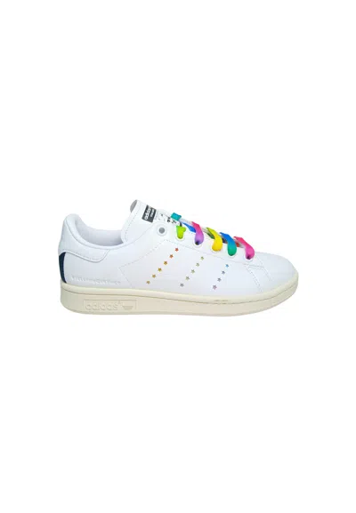 Adidas-stella-mccarteney Women's Shoes Adidas Stella Mccarteney Stan Smit Sneakers In Eco-leather With Coloured Laces, Double In Multi
