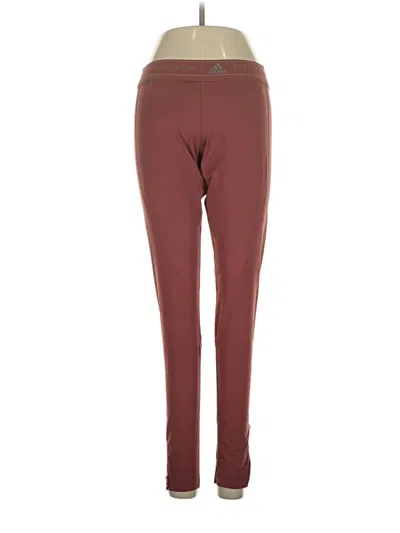 Pre-owned Adidas Stella Mccartney Active Pants In Burgundy