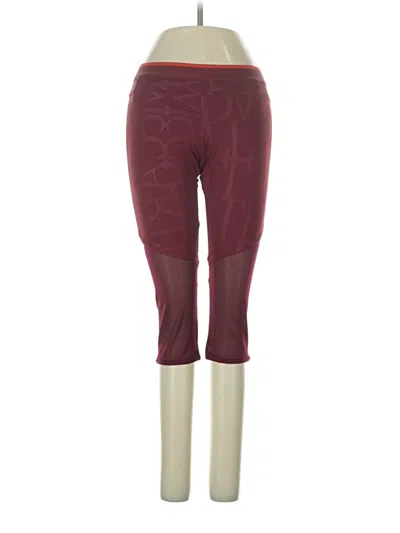 Pre-owned Adidas Stella Mccartney Active Pants In Burgundy