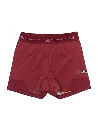 Pre-owned Adidas Stella Mccartney Athletic Shorts In Burgundy