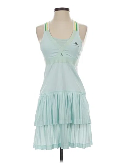 Pre-owned Adidas Stella Mccartney Cocktail Dress In Green