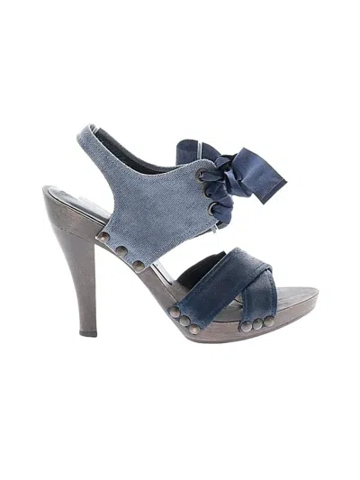 Pre-owned Adidas Stella Mccartney Sandals In Blue