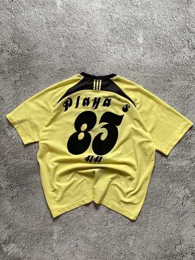 Pre-owned Adidas X Archival Clothing Vintage Adidas Play Boy Playa's Jersey T Shirt In Multicolor