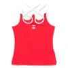 Adidas X Avavav Red Tops In Red